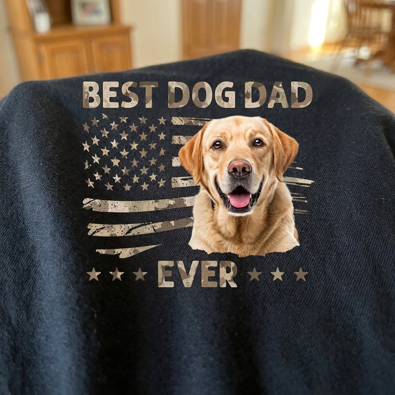 Custom Photo Ultimate Dog Dad -  Pet Personalized Custom Unisex T-shirt, Hoodie, Sweatshirt - Father's Day, Gift For Pet Owners, Pet Lovers