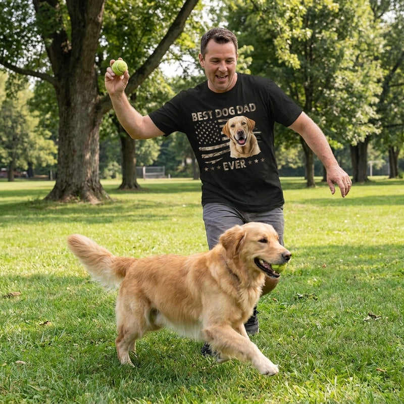 Custom Photo Ultimate Dog Dad -  Pet Personalized Custom Unisex T-shirt, Hoodie, Sweatshirt - Father's Day, Gift For Pet Owners, Pet Lovers