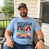 Hey Dad, Great Job We're Awesome - Family Personalized Custom Unisex Patriotic T-shirt, Hoodie, Sweatshirt - Father's Day, Independence Day, 4th Of July, Birthday Gift For Dad