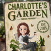 Custom Home Decor Metal Sign - Personalized  Birthday Garden Gifts For Gardeners - My Little Green Paradise