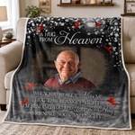 Custom Photo Your Love Will Always Be Our Guide - Memorial Personalized Custom Blanket - Christmas Gift, Sympathy Gift For Family Members