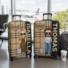 Wherever You Go Becomes A Part Of You Somehow - Travel Personalized Custom Luggage Cover - Holiday Vacation Gift, Gift For Adventure Travel Lovers