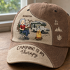 Camping Is My Therapy - Camping Personalized Custom Hat, All Over Print Classic Cap - Gift For Camping Lovers