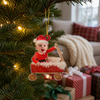 Custom Photo Be Happy My Baby - Family Personalized Custom Ornament - Acrylic Custom Shaped - Christmas Gift For Baby Kids, Newborn Baby