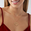 You're My Love, My Everything - Couple Personalized Custom Minimalist Heart Shaped, Text Shaped Name Necklace - Birthday Gift For Wife, Anniversary, Engagement, Wedding, Marriage Gift