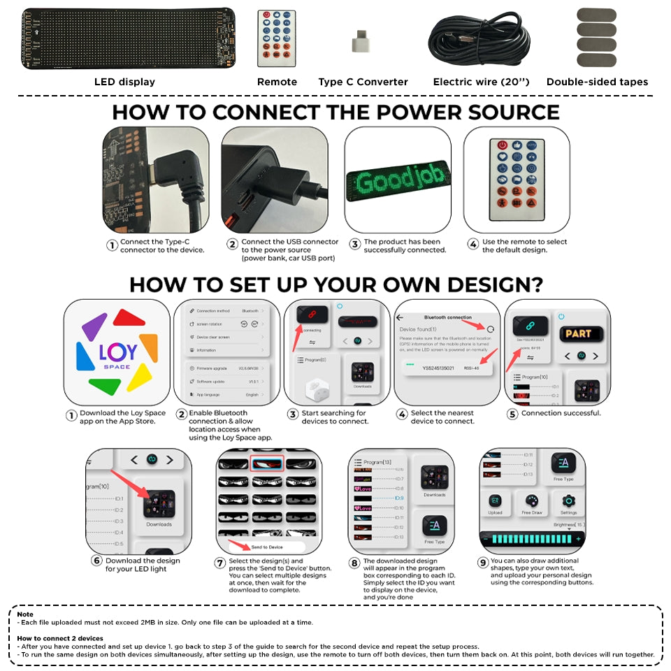 Illuminez votre voyage, bannière lumineuse LED pour voiture - Cadeau pour les membres de la famille, les meilleurs amis, les meilleurs amis, le mari et la femme 