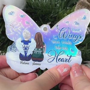 The Melody Of Your Memory Lingers On - Memorial Personalized Custom Hologram Ornament - Sympathy Gift, Christmas Gift For Family Members