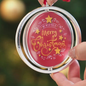 Custom Acrylic Rotating Ornament - Personalized Christmas Birthday Gifts For Mom, Dad, Brother, Sister, Kids - Blessed With Family Love