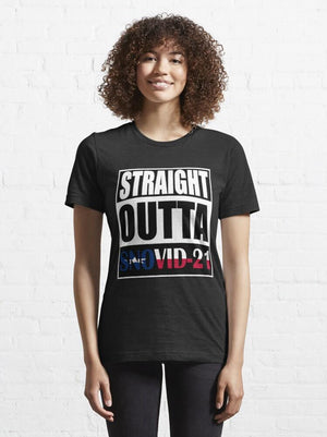 Straight Outta Snovid-21 - Unisex T-shirt.