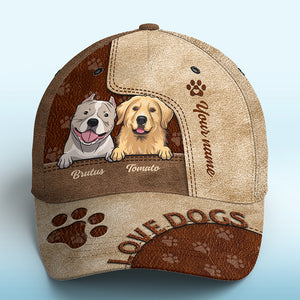 Life Is Better with Dogs - Dog Personalized Custom Hat, All Over Print Classic Cap - Gift for Pet Owners, Pet Lovers - Classic Cap - PawfectHouses.com