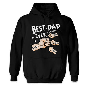 The Best Papa Ever - Family Personalized Custom Unisex T-shirt, Hoodie, Sweatshirt - Father's Day, Birthday Gift For Dad, Grandpa
