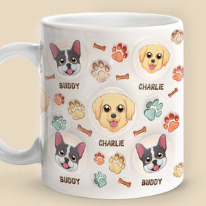 Cuteness Overload - Dog Personalized Custom 3D Inflated Effect Printed Mug - Christmas Gift For Pet Owners, Pet Lovers