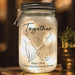 Always Love You Till My Last Breath - Couple Personalized Custom Mason Jar Light - Gift For Husband Wife, Anniversary