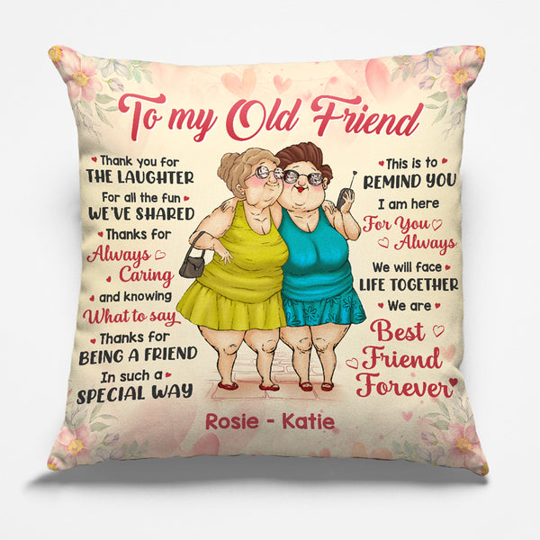 Friendship Is A Priceless Treasure - Bestie Personalized Custom Pillow -  Pawfect House ™