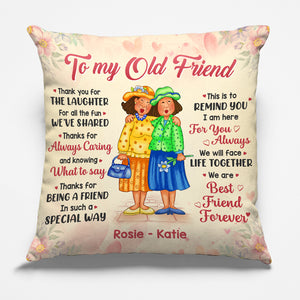 I Am Here For You Always - Bestie Personalized Custom Pillow - Gift For Best Friends, BFF, Sisters