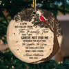 Remember The Best Times - Memorial Personalized Custom Ornament - Ceramic Round Shaped - Sympathy Gift For Family Members