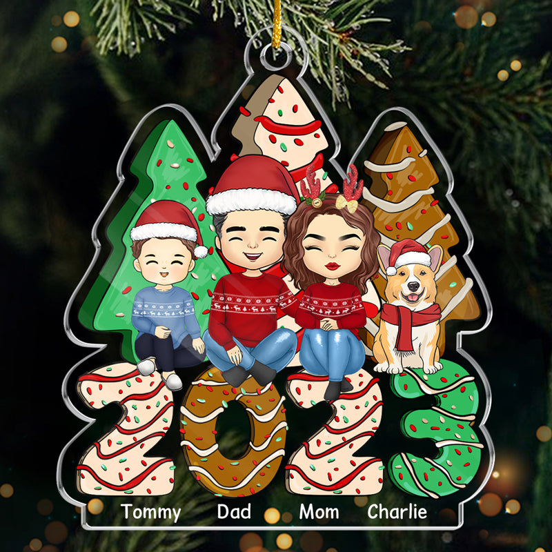 Making Memories Christmas Time - Family Personalized Custom Ornament - -  Pawfect House