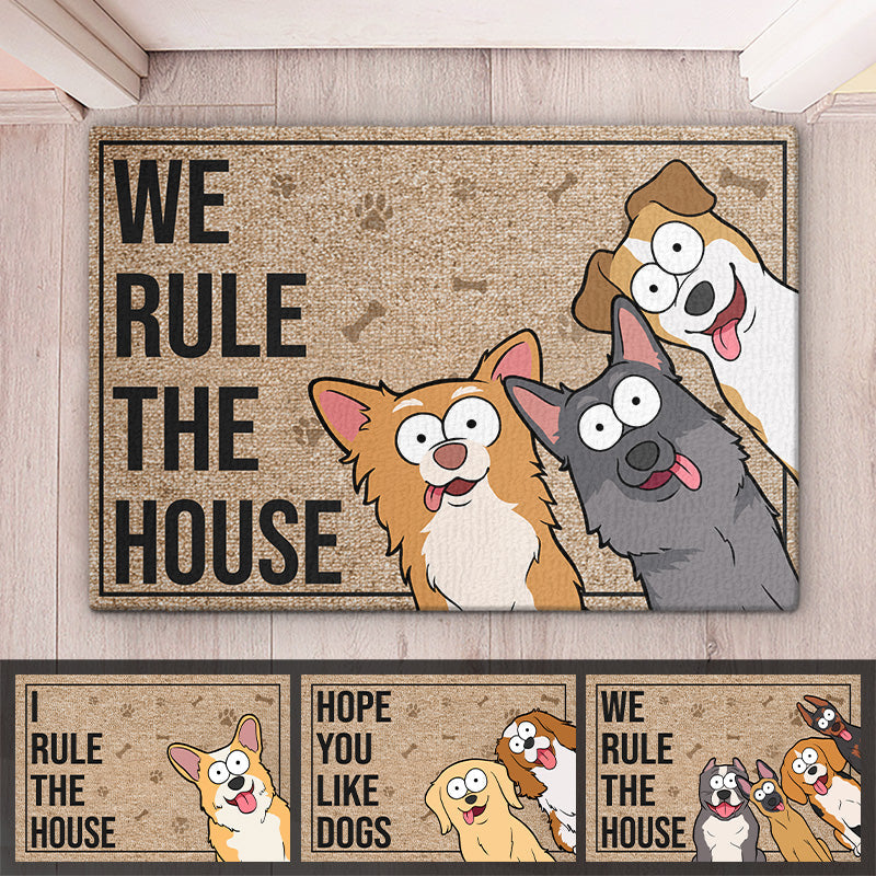 Hi, Hope You Like Dogs - Dog Personalized Custom Decorative Mat - Gift For Pet Owners, Pet Lovers