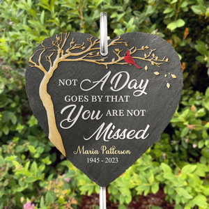 I Lived While I Was Strong - Memorial Personalized Memorial Garden Slate & Hook - Sympathy Gift For Family Members
