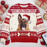 Custom Name Best Dog Mom Christmas Gifts - Personalized Sweatshirt