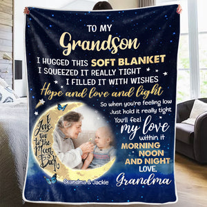 Custom Photo You'll Feel My Love Within It - Family Personalized Custom Blanket - Christmas Gift From Mom, Grandma