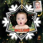 Custom Photo Mini Boss - Family Personalized Custom Ornament - Acrylic Custom Shaped - Christmas Gift For Baby Kids, Newborn Baby