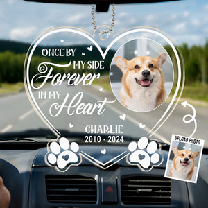 Custom Photo I'm Always With You - Memorial Personalized Custom Car Ornament - Acrylic Custom Shaped - Sympathy Gift For Pet Owners, Pet Lovers