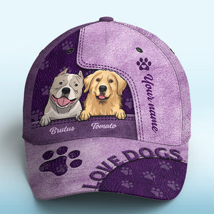 Dogs Make Our Lives Whole - Dog & Cat Personalized Custom Hat, All Over Print Classic Cap - Gift For Pet Owners, Pet Lovers
