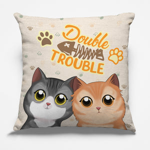Trouble Maker - Cat Personalized Custom Pillow - Gift For Pet Owners, Pet Lovers