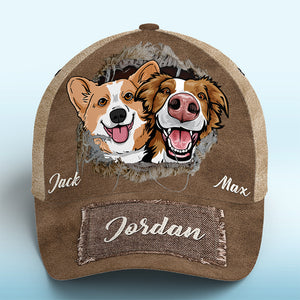 My Little Dogs - Dog Personalized Custom Hat, All Over Print Classic Cap - Gift For Pet Owners, Pet Lovers