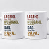Heroes In Our Hearts - Family Personalized Custom Mug - Gift For Dad