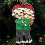 Custom Name Christmas Couple Gifts - Personalized Ornament