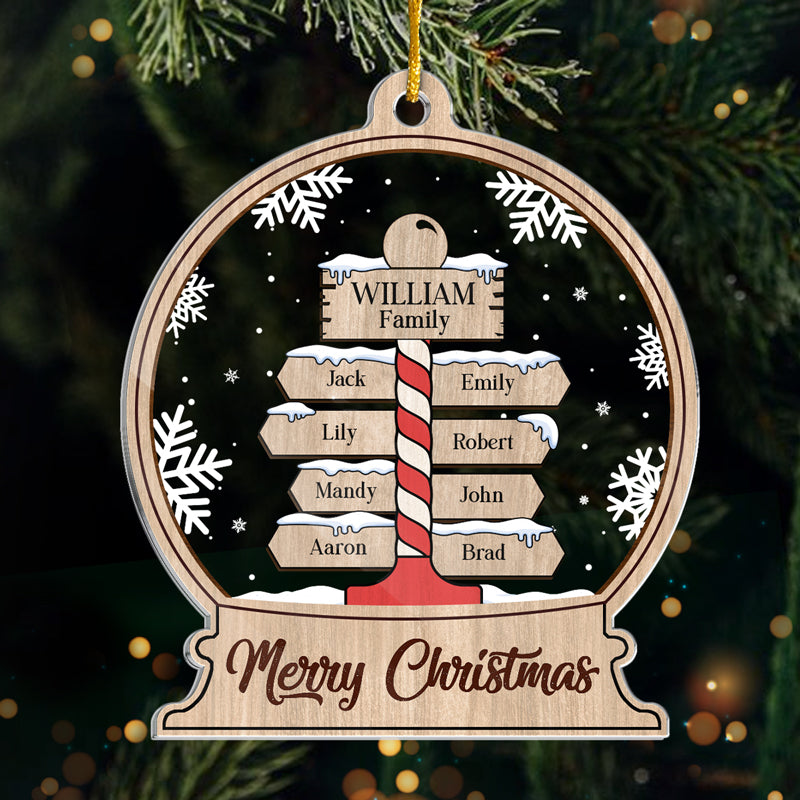 The Joy Of Christmas Is Family - Personalized Christmas Gifts