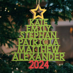 The Magic Of Christmas - Family Personalized Custom Ornament - Wood Custom Shaped - Christmas Gift For Family Members