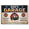 If He Can't Fix It, Nobody Can - Family Personalized Custom Home Decor Metal Sign - Father's Day, House Warming Gift For Dad