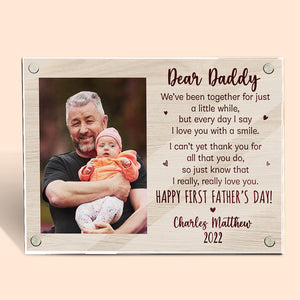 I Really, Really Love You - Family Personalized Custom Acrylic Magnetic Photo Frame - Father's Day, Birthday Gift For Dad