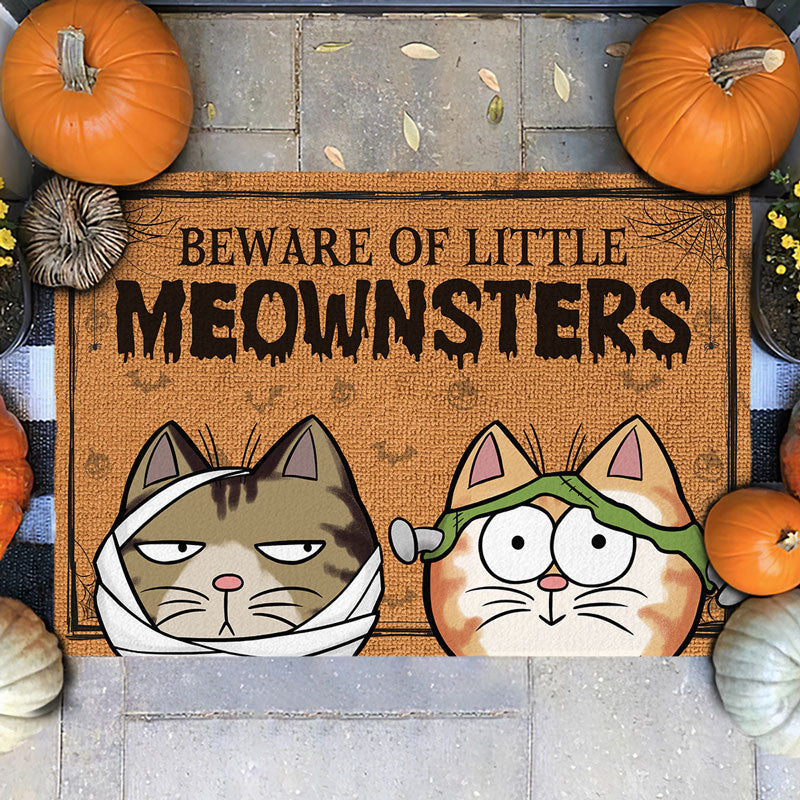 Don't Cross My Path - Cat Personalized Custom Home Decor Decorative Mat - Halloween Gift For Pet Owners, Pet Lovers