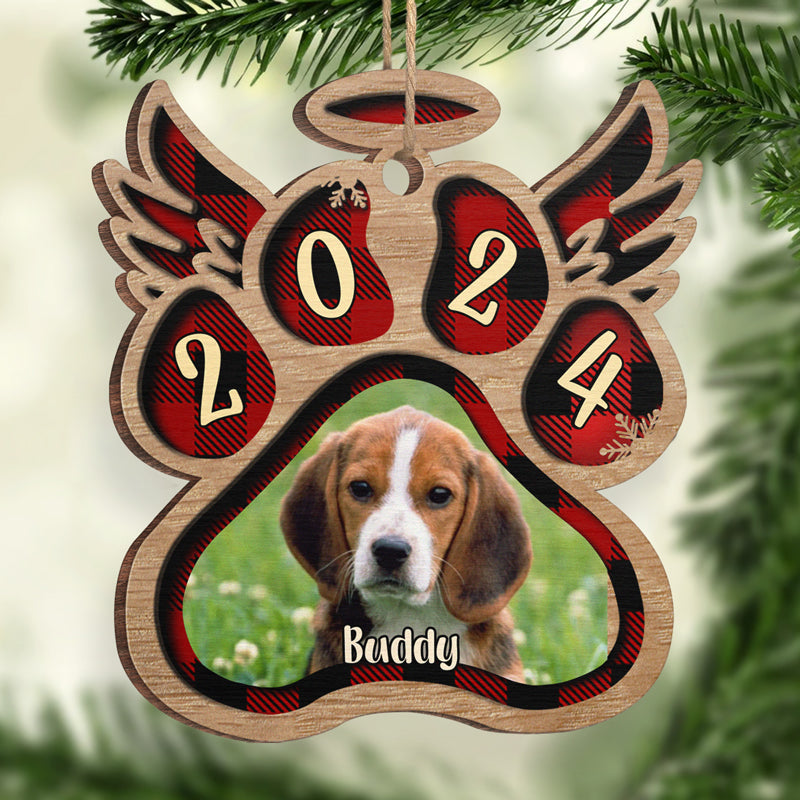 Ornament - PERSONALIZED Beagle Dog Raw Wood Ornament - PERSONALIZED Beagle Dog Raw Wood