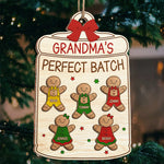Gingerbread Spice & Everything Nice - Family Personalized Custom Ornament - Wood Custom Shaped - Christmas Gift For Family Members