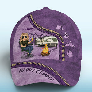 Life Is Best When You're Camping - Camping Personalized Custom Hat, All Over Print Classic Cap - Gift For Camping Lovers