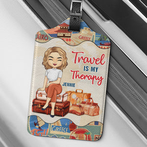 It's On My List - Travel Personalized Custom Luggage Tag - Holiday Vacation Gift, Gift For Adventure Travel Lovers