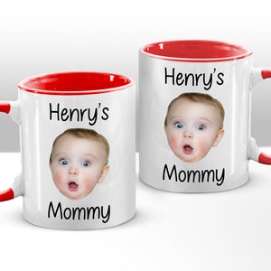 Custom Photo It's Cool To Be A Kid - Family Personalized Custom Accent Mug - Gift For Family Members