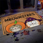 Don't Cross My Path - Cat Personalized Custom Home Decor Decorative Mat - Halloween Gift For Pet Owners, Pet Lovers