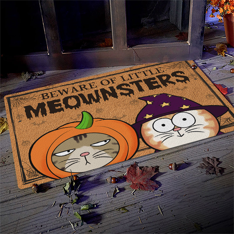 Don't Cross My Path - Cat Personalized Custom Home Decor Decorative Mat - Halloween Gift For Pet Owners, Pet Lovers