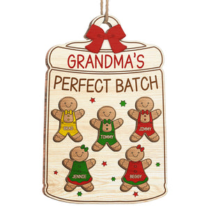 Gingerbread Spice & Everything Nice - Family Personalized Custom Ornament - Wood Custom Shaped - Christmas Gift For Family Members