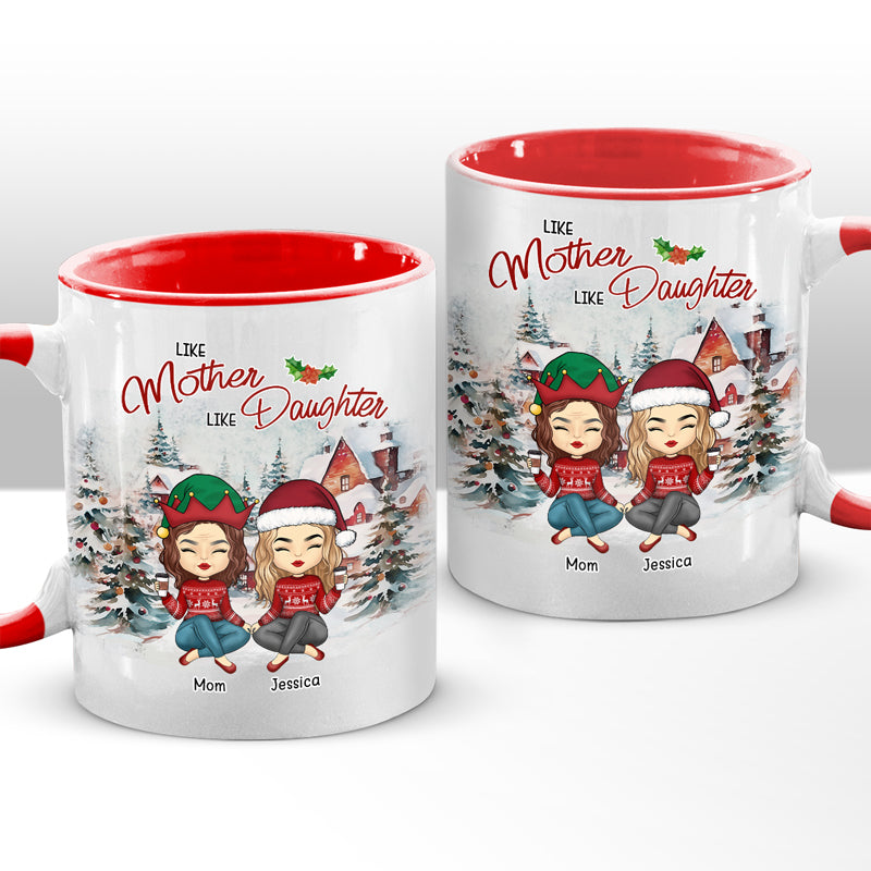 Mother & Daughter Custom Coffee Cups - Sunset - Like Mother Like Daughters