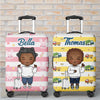 Adventure Is Out There Let's Go Find It - Travel Personalized Custom Luggage Cover For Kids - Holiday Vacation Gift, Gift For Adventure Travel Lovers