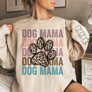 Best Fur Mama Ever Ever - Dog & Cat Personalized Custom Unisex Sweatshirt With Design On Sleeve - Gift For Pet Owners, Pet Lovers