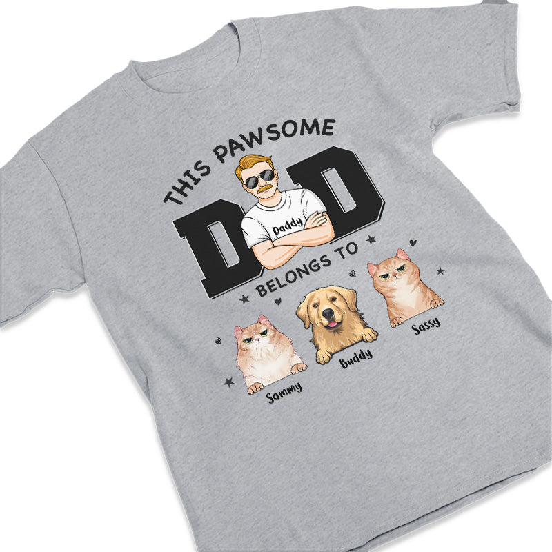 Fur Babies Rule The World - Dog & Cat Personalized Custom Unisex T-shirt, Hoodie, Sweatshirt - Father's Day, Gift For Pet Owners, Pet Lovers