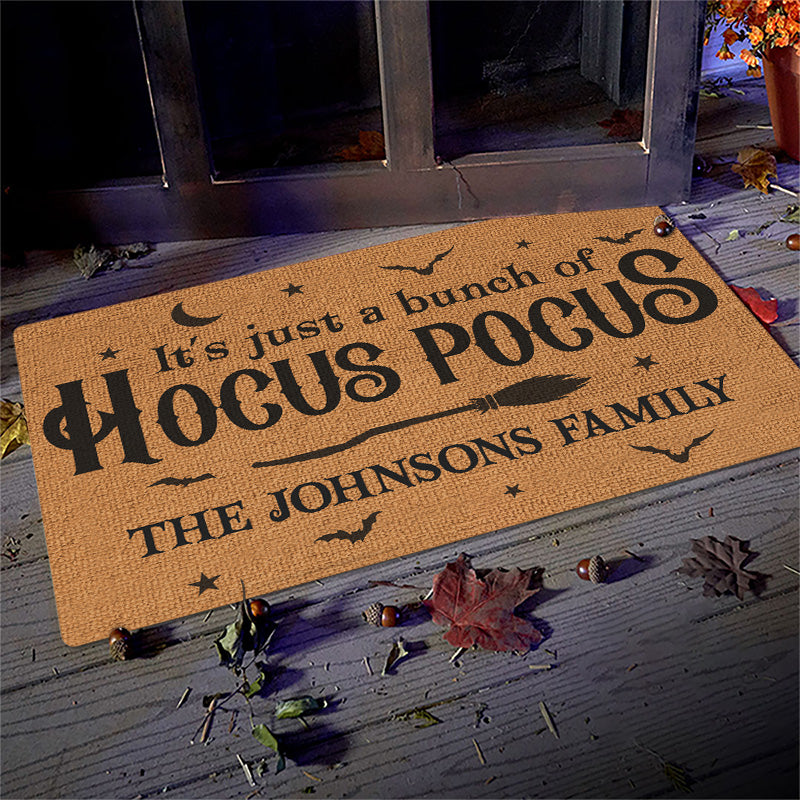 It's Hocus Pocus Time Witches - Family Personalized Custom Home Decor Witch Decorative Mat - Halloween Gift For Witches, Family Members